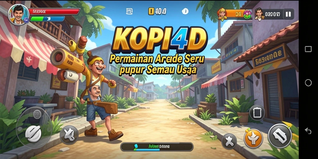 Tangkapan layar KOPI4D menampilkan aksi gameplay yang seru dan menarik.